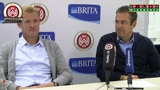 SVWW Pressekonferenz vor Heidenheim SV Wehen Wiesbaden [upl. by Culbert]