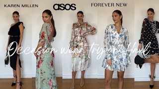 Wedding Guest Haul Spring 2023  Karen Millen Asos Forever New [upl. by Callan]