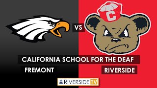 Live High School Football  California School for the Deaf  Riverside vs Fremont [upl. by Cammi942]