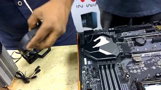 How to install Cooler Master Master Air MA610P RGB with Gigabyte z370 gaming 5 Tech Land [upl. by Egoreg]