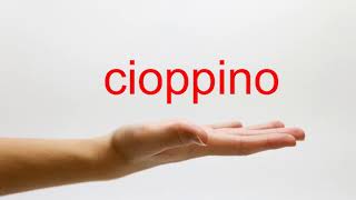 How to Pronounce cioppino  American English [upl. by Rutger401]