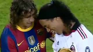 The King of Football  Ronaldinho Tribute [upl. by Aynekat317]