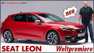 2020 SEAT LEON Weltpremiere Sitzprobe Neu Motoren Fakten MJ 2021 Review Deutsch [upl. by Maupin]