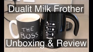 Dualit Milk Frother unboxing and review 2017 [upl. by Mushro]