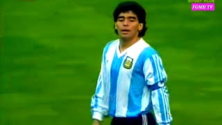 DIEGO MARADONA MASTERCLASS VS AUSTRIA 1990 FRIENDLY MATCH [upl. by Floris]