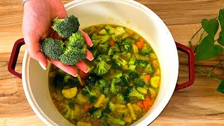 Its so delicious that I make it almost every day  Healthy broccoli soup recipe  So simple [upl. by Teerprah]