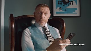 Boris Becker quotSparen wie Borisquot Spot 2023  fensterversandcom [upl. by Karee547]