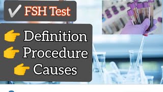 FSH Test  Procedure  Causes  Normal Range [upl. by Anaet]