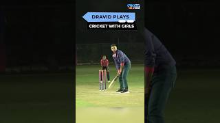 Rahul Dravid Plays Cricket With Girl Cricketers at Rajasthan Royals Cricket Cup 2024  shorts [upl. by Atinniuq]