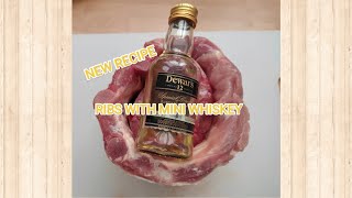 Ribs with mini Whiskey  Miniature  New Recipe that must watch  PB España [upl. by Anaujik]