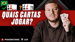 Mãos de Poker lista e explicação dos rankings ♠️ PokerStars Learn [upl. by Aleehs]