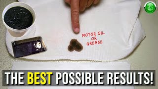 How To Easily Remove Oil From FabricsClothing [upl. by Eeraj]