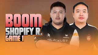 BOOM vs SHOPIFY REBELLION  GAME 1  WATCH PARTY WITH CHIEF ARMEL AND KOKZ [upl. by Irek]