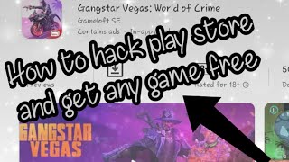 HOW TO DOWNLOAD GANGSTAR VEGAS FROM PLAY STORE FREE [upl. by Anyzratak]