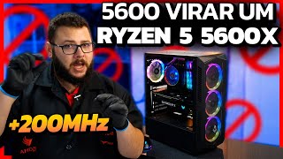 Overclock Ryzen 5 5600 a 46GHz Transformando em 5600X Dica Pratica [upl. by Yesima]