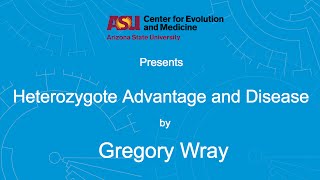 Heterozygote Advantage and Disease  Gregory Wray [upl. by Molohs150]