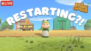 🔴 Restarting my island AGAIN  Animal Crossing New Horizons [upl. by Occir213]