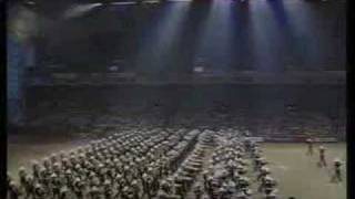 Royal Tournament 1990  Massed Bands of the Royal Marines [upl. by Seraphine515]