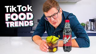 Chef Tests and Reviews More TikTok Food Trends [upl. by Adnola]