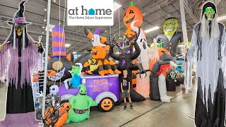 2023 At Home Halloween Store Walkthrough Giant Animatronics Inflatables Decorations [upl. by Viccora]