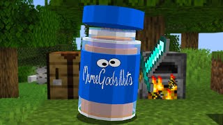 I Beat Minecraft as a Jar of Peanut Butter [upl. by Ecinnahs]