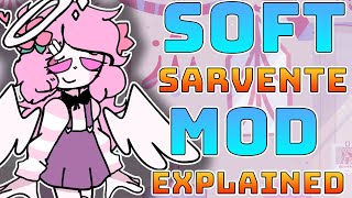 Soft Sarvente Mod Explained in fnf  Sarventes Midfight Masses [upl. by Ely]