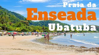 Praia da Enseada Ubatuba uma das melhores praias para famílias é a Praia da Enseada Ubatuba [upl. by Anitra]