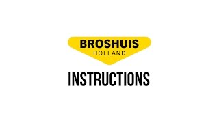 Broshuis instructions Detachable gooseneck Broshuis low loader [upl. by Magdala692]