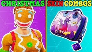 15 AMAZING CHRISTMAS SKIN  BACKBLING COMBOS IN FORTNITE You Must Use These [upl. by Yar]