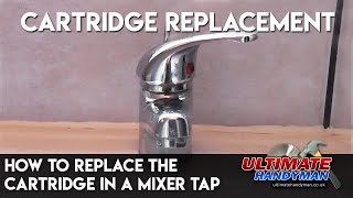 How to replace the cartridge in a mixer tap [upl. by Ycam]