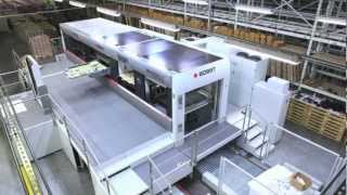 Specialty Finishing Bobst 145 Mastercut install Feeder View [upl. by Semaj656]