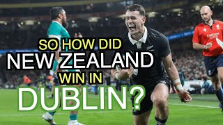 So how did the All Blacks triumph in Dublin [upl. by Ddene]