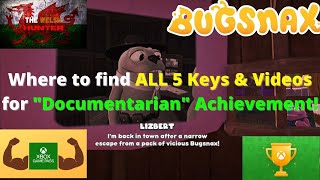 Bugsnax  Where to find ALL 5 Videos for quotDocumentarianquot AchievementTrophy [upl. by Attennaj]