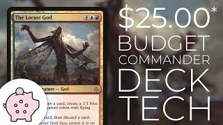 The Locust God  EDH Budget Deck Tech 25  Wheel  Magic the Gathering  Commander [upl. by Lavro514]