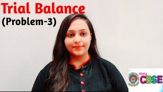 Trial BalanceProblem3 Accountancy class 11 [upl. by Errick123]