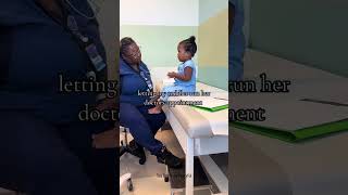 Nurse Listens Intently as Toddler Takes Charge at Medical Appointment [upl. by Greabe776]