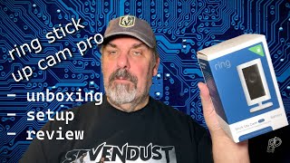 Ring stick up cam pro 2023 unboxing setup and review [upl. by Leaper849]