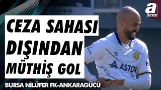 GOL Riccardo Saponara  Bursa Nilüfer FK 01 Ankaragücü  Ziraat Türkiye Kupası 3 Tur Maçı [upl. by Ecnerol41]