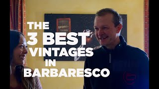 The best 3 vintages for Barbaresco wines  We asked Gabriele at Giuseppe Cortese winery [upl. by Nyleuqcaj]