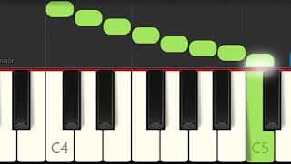 5 Heel eenvoudige Kinderliedjes voor Kinderen Piano Tutorial Synthesia [upl. by Ecirtnahs]