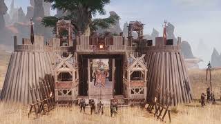 Conan Exiles  quot Purge Area quot by the Arms Rest mix of new Aesir and Khitan fully decorated Xbox [upl. by Nujra]