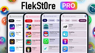 Flekstore iOS NoRevoke Unlimited App Sideloading  No PC [upl. by Ahsenod584]