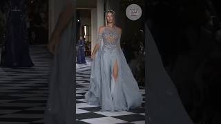 Madison Headrick walking for Zuhair Murad Fallwinter 201819 Couture show [upl. by Eli]