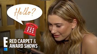 Hailey Baldwin Prank Calls BFF Kendall Jenner  E Red Carpet amp Award Shows [upl. by Franckot]