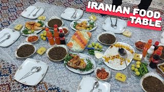 Iranian food table [upl. by Boyse]