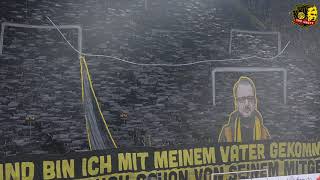 Borussia Dortmund  VFL Wolfsburg CHOREO [upl. by Kifar515]