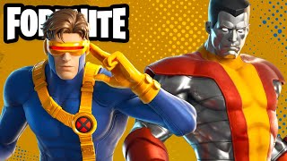 Fortnite  New XMen Cyclops Jubilee and Colossus [upl. by Benson]