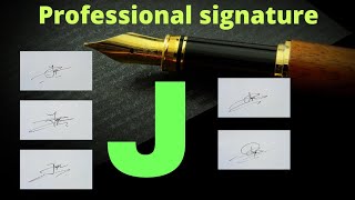 J signature  J signature style  How to do j Signature [upl. by Adnilemreh]