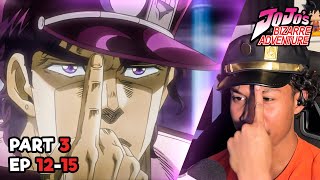 JOTARO INHALES JUSTICE JoJos Bizarre Adventure Part 3 Ep 1215 Reaction [upl. by Naed]