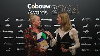 TBI meest duurzame bouwer We zitten op het goede pad  Cobouw Awards 2024 [upl. by Ymiaj]